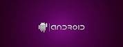 Android Purple Neon Logo