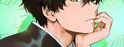 Anime Black Hair Green Eyes