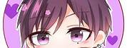 Anime Cute Chibi Characters Boy Purple Hair