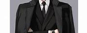 Anime Guy with Black Hair and Suit