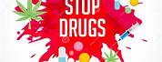 Anti-Drugs Background Design