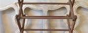 Antique Wood Clothes Drying Rack