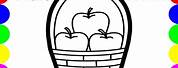 Apple Fruit Basket for Kids