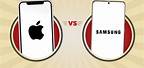 Apple vs Samsung Black and White