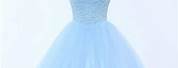 Baby Blue Ball Gown