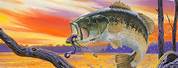 Bass Fishing Art Prints