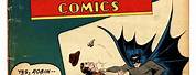 Batman First Comic Book DC