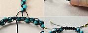 Bead Bracelets with Braided Cord