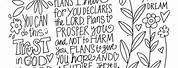 Bible Journaling Coloring Pages