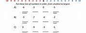 Binary Number System Negative Numbers Worksheet