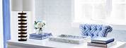 Blue Theme Formal Home Office Decor
