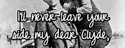 Bonnie and Clyde Love Quotes