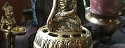 Brass Buddha Incense Burner
