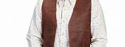 Brown Vest Vintage Men