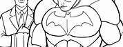 Bruce Wayne the Batman Coloring Pages