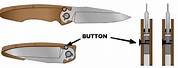 Button Lock Knife Parts