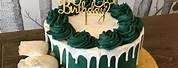 Cake 27 Birthday Green Color