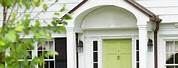 Cape Cod with Lime Green Front Door