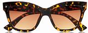 Cat Eye Tortoise Shell Sunglasses
