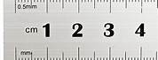 Centimeter Scale for Photography