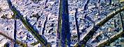 Champs Elysees Paris Aerial View