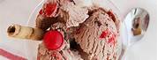 Cherry and Chocolate Ice Cream Swirl