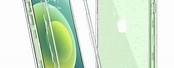 Clear Phone Case On Dark Green iPhone