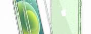 Clear Phone Case On Dark Green iPhone