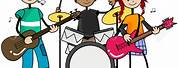 Clip Art Band Playing