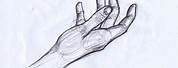 Closed Hand Reaching Drawing