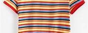 Colorful Horizontal Stripes Shirt