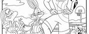 Coloring Pages Space Jam Bad Guys