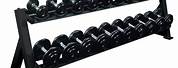 Commercial Dumbbells with Stand