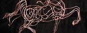 Copper Wire Art Sculpture