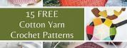 Cotton Yarn Crochet Patterns Free