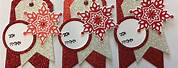 DIY Christmas Gift Tags Stampin Up Paper