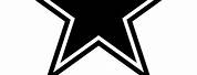 Dallas Cowboys Logo Black and White Clip Art