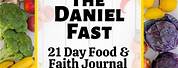 Daniel Fast 21 Day Calendar