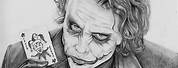 Dark Knight Joker Drawing Sketch