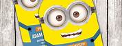 Despicable Me Birthday Print Out