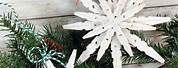 Dollar Tree DIY Clothespin Snow Flakes