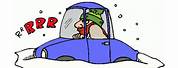 Driving in Snow Clip Art