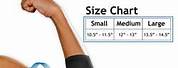 Elbow Compression Sleeve Size Chart