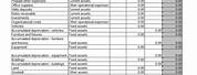 Excel Spreadsheet Balance Sheet Template