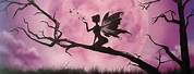 Fairy and Moon Spray-Paint Art