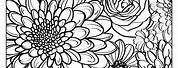 Flower Patterns Coloring Pages Printable