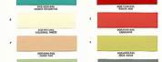 Ford Car Paint Color Chart
