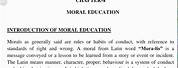 Form 2 Moral Education Notes