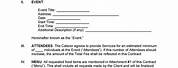 Free Catering Contract Template Word Format