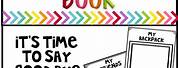 Free End of the Year Kindergarten Memory Book